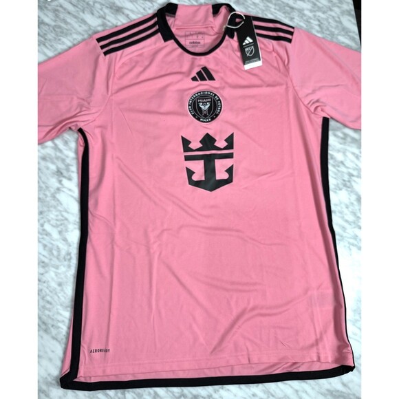 Adidas MLS Inter Miami CF Lionel Messi Home Jersey Men’s Soccer Large JE9741 NEW - Picture 5 of 9